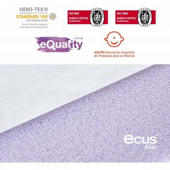 Ecus Kids Malva - Almohada para cunas.