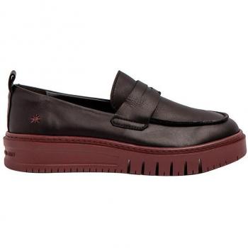 Art 1774 Nappa Black-Burdeos Belleville Mocasines de Piel para Mujer