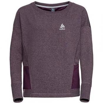 Odlo Midlayer Techstyle - Camiseta de Manga Larga para Mujer, Otoño-Invierno, Mujer, Color Pickled Beet Melange, tamaño Medium