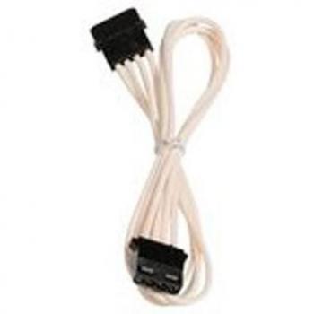 BitFenix Molex (4-pin) 45 cm - Cable para fuente de alimentación, color blanco