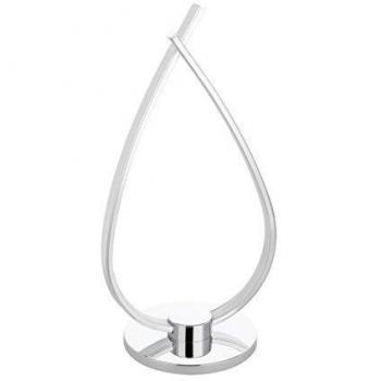 Lámpara de Mesa LED Roncade - Aluminio Cromado, 1200 lm, Luz Cálida Integrada