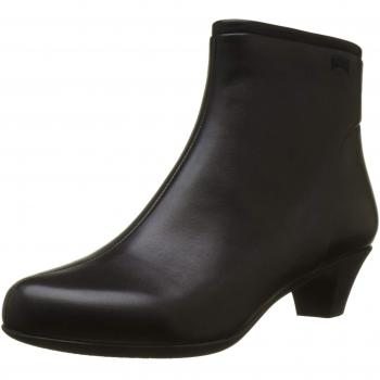 CAMPER Helena Ankle Boots for Women in Black Smooth Leather - Size 41