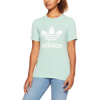 Adidas Trefoil tee Camiseta, Mujer, Verde