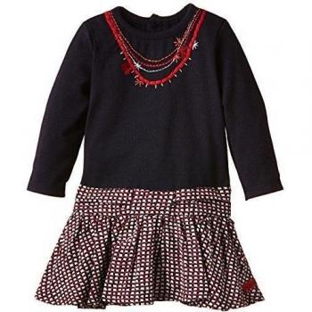 Jean Bourget TINY FILLE CASUAL CHIC-Vestido Bebé-Niñas,    azul