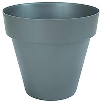 Maceta de inyección color antracita ø14cm