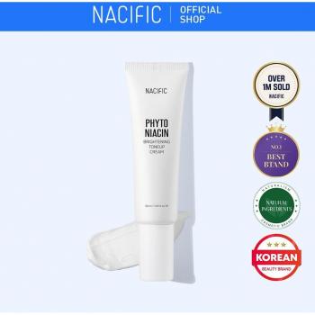 NACIFIC Phyto Niacin Whitening Tone-Up Cream - 50ml, crema aclaradora instantánea con extracto de niacina y fitoingredientes para un tono de piel uniforme y radiante