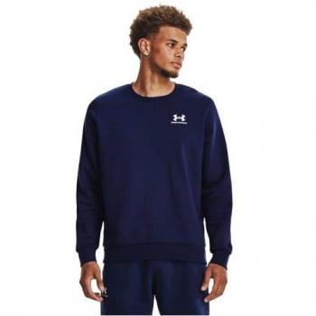 Under Armour Essential Fleece Crew Sweatshirt - Men's Casual Sportswear, Blue, Size S