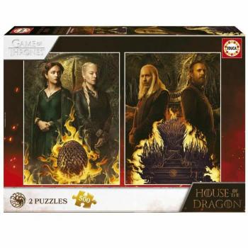Puzzle de 1000 Piezas Casa del Dragón - Pack de 2 Puzzles
