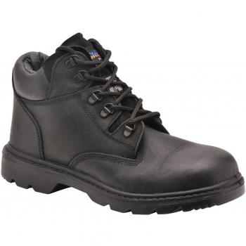 Portwest FW50 - Cuero Zulu S1P Boot, color Negro, talla 38