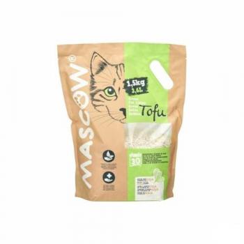 Arena para Gatos de Soja Blanca 1,5 Kg (8 Unidades) - Mascow