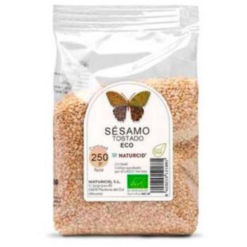 Sésamo Tostado Eco 250gr - Semillas de sésamo tostadas, 250 gramos, ecológicas, fuente de proteínas y potasio