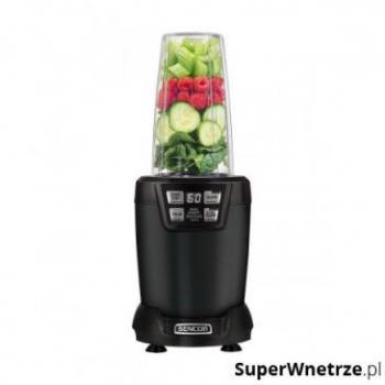 Batidora de vaso Nutri Sencor SNB 6600BK - 1200W, 1L, color negro