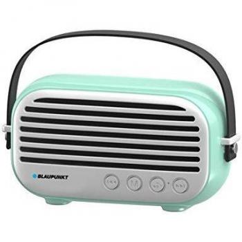 Blaupunkt BLP3350 Altavoz Bluetooth Vintage con Radio FM, USB, Micro SD, AUX, Portátil, 10W de Potencia de Sonido, Inalámbrico y Función Manos Libres