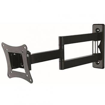 Soporte de pared para monitor de acero en negro extensible de 6,5 cm a 42,2 cm inclinable 12° girable 2 x 180° para Asus 27 VC279H-W