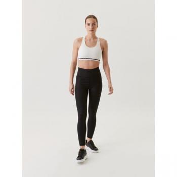 Borg High Waist Shine Tights Black, L