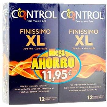 Control DUPLO Adapta XL Finissimo Preservativos,2x12Ud