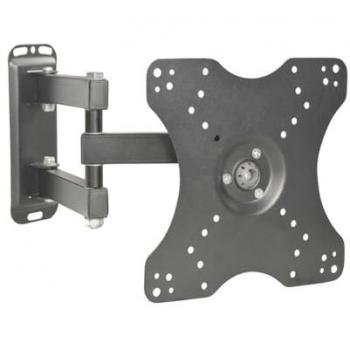 Soporte de TV LCD de doble brazo para pantallas de 14 a 42 pulgadas, capacidad máxima de 30 kg