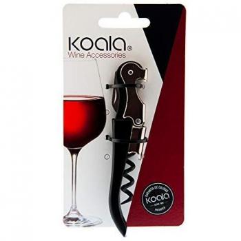 Koala Stainless Steel Corkscrew with Teflon Coating, BPA-Free Wine Tool