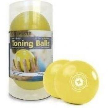 STOTT PILATES Bola tonificante, Paquete de Dos limón, 2 Libras Cada una
