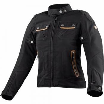 Chaqueta de Moto LS2 Bullet Impermeable para Mujer - Estilo Moderno - Negro - Talla 5XL