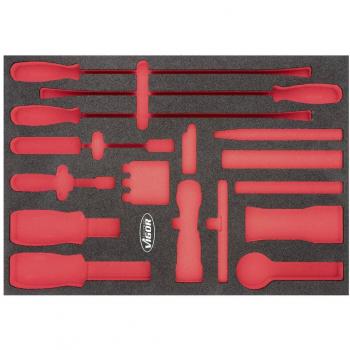 Cubeta de espuma suave VIGOR V6818-L vacía 563 mm x 393 mm x 35 mm