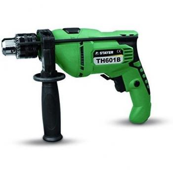 STAYER 1.1381 - Taladro percutor 600W 3000 rpm portabrocas manual 13 mm 2 Kg TH 610