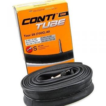 Continental Tour 28 All Bicycle Inner Tube, Black, 700cc 32-622/47-622, 182031, s42