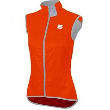 Chaleco cortavientos Sportful Hot Pack Easylight naranja mujer - L