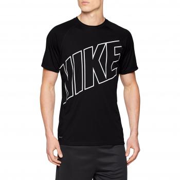 Nike NESS8552 Camiseta, Hombre, Negro, Medium