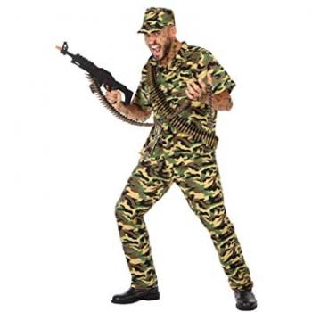 Disfraz Militar Camuflaje Hombre Adulto XS