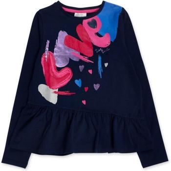 Camiseta de niña Tuc Tuc de manga larga con volante y estampado divertido