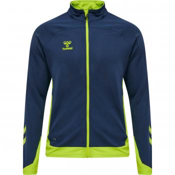 Hummel Chaqueta Lead Poly - Chaqueta de poliéster, cierre con cremallera, diseño moderno, ajuste cómodo, ideal para actividades deportivas y uso diario