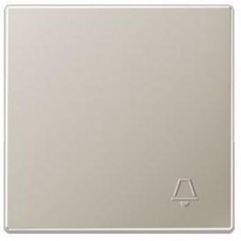 Tecla Simple con Símbolo Timbre en Relieve Inoxidable 0712180892 JUNG