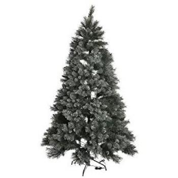 Árbol de Navidad DKD Home Decor Verde PVC Plástico Nevado 100 x 100 x 150 cm con LED y decoración nevado
