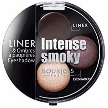 BOURJOIS INTENTE Smoky Trio Liner & Sombra de Ojos 61 Rosa Twister