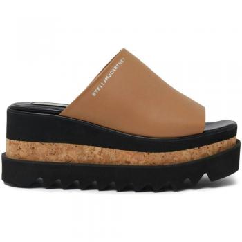 Stella McCartney Women's Elyse Platform Mules in Beige | Size 36 | 810364AP00P02134