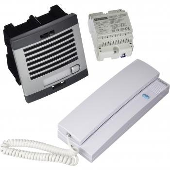 Fermax 6201 - Kit portero automático, 1 línea, color gris y negro