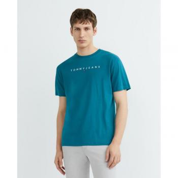 Camiseta Tommy Jeans verde básica para hombre