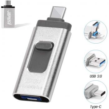YZPUSI USB 3.0 32gb Pendrive, 3 en 1 32 GB USB 2.0 OTG Memoria USB Flash Drive Stick Conector Comptatibile para Android Tipo c PC Cell Phone, 32gb Micro USB Flash Drive