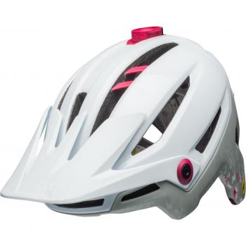 BELL Sixer MIPS Casco, Unisex, Matt White/Cherry Stone, Medium/55-59 cm