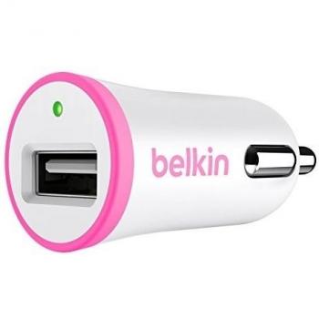 Belkin F8J014btPNK - Cargador de móvil para el Coche, Compatible con iPhone 8/8+ y iPhone X, Color Rosa