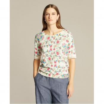 Elena Miró - Jersey de mujer estampado con escote barco