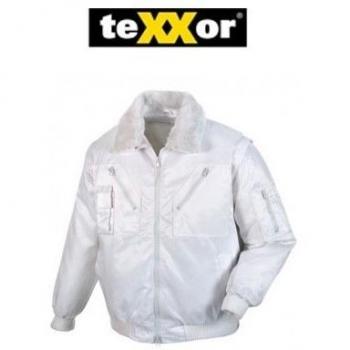 Pilotos teXXor Oslo chaqueta de trabajo con mangas extraíbles, Blanco, 4175