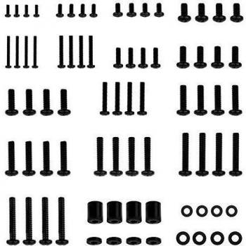 Rentliv Paquete de Equipo de Montaje Universal para TV para Todos los Televisores Hardware Incluye Tornillos M4, M5, M6 y M8, Arandelas y Espaciadores para Televisores y Monitores