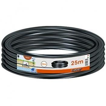 Tubo de Polietileno Claber PN6 20mm x 25m - Flessible, Antialghe y Resistente a Bajas Temperaturas