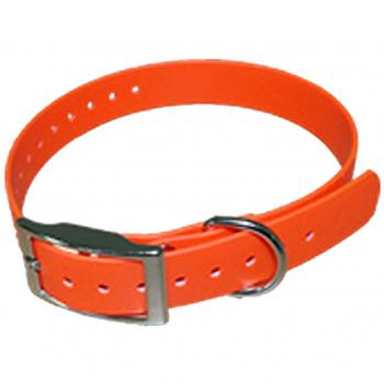Collar Biothane Máxima Calidad - Color Naranja Seguridad