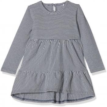 NAME IT Nmfdastripe Ls, Vestido para Bebés, Rosa