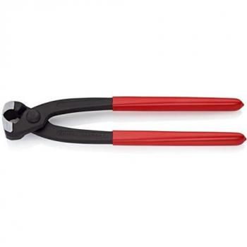 KNIPEX 10 98 I220 Ear Clamp Pliers black atramentized plastic coated 220 mm