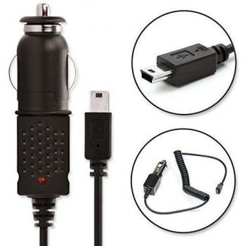 subtel - Cargador de coche para navegadores GPS ViaMichelin Navigation X-930, Navigation X-950 y Navigation X-950T