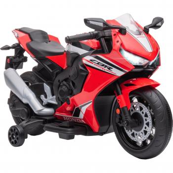 Homcom Moto Eléctrica Honda con Licencia 6V Rojo para Niños de 3-5 Años
